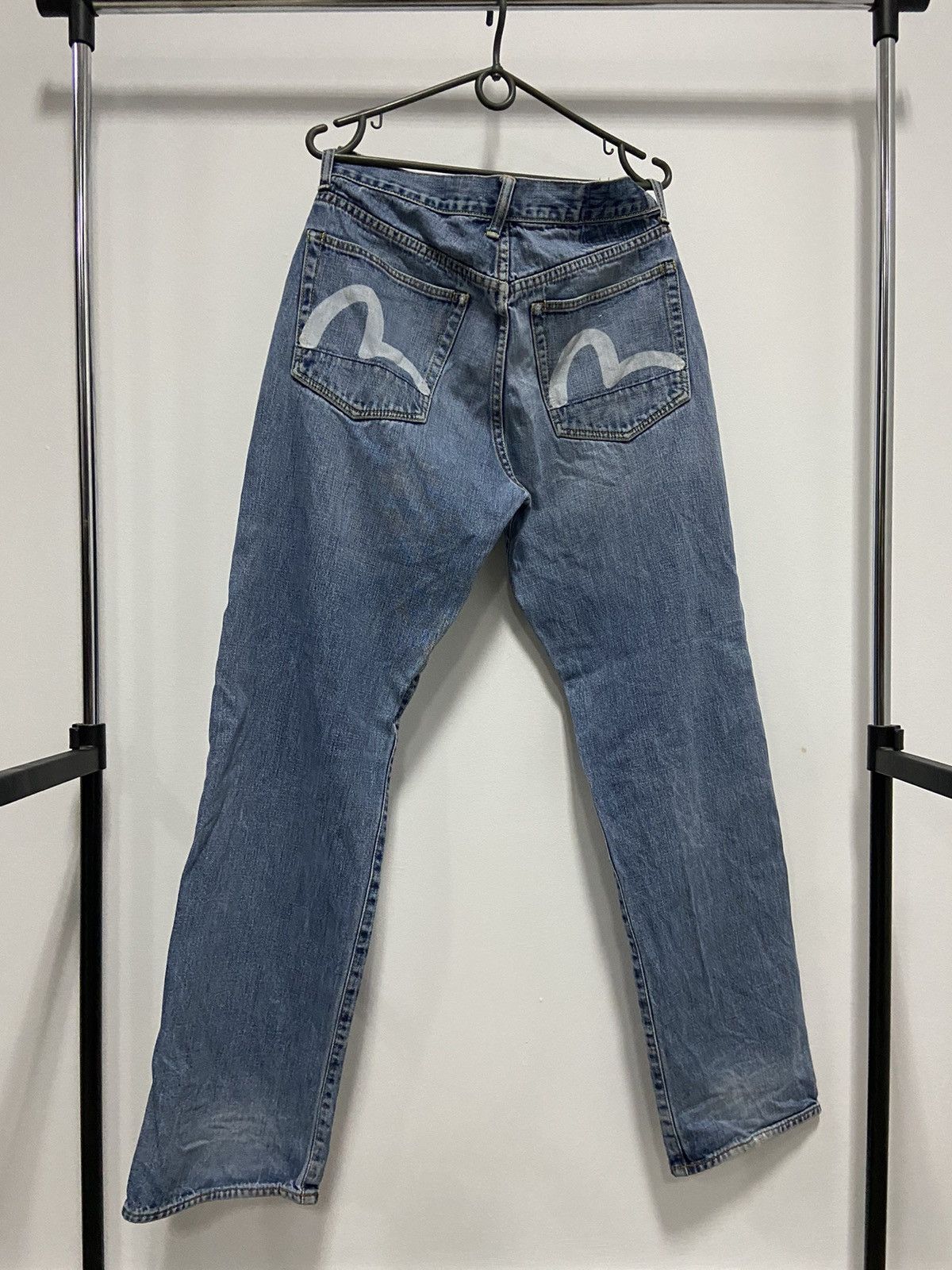 Evisu Pants Seagull logo Vintage jeans