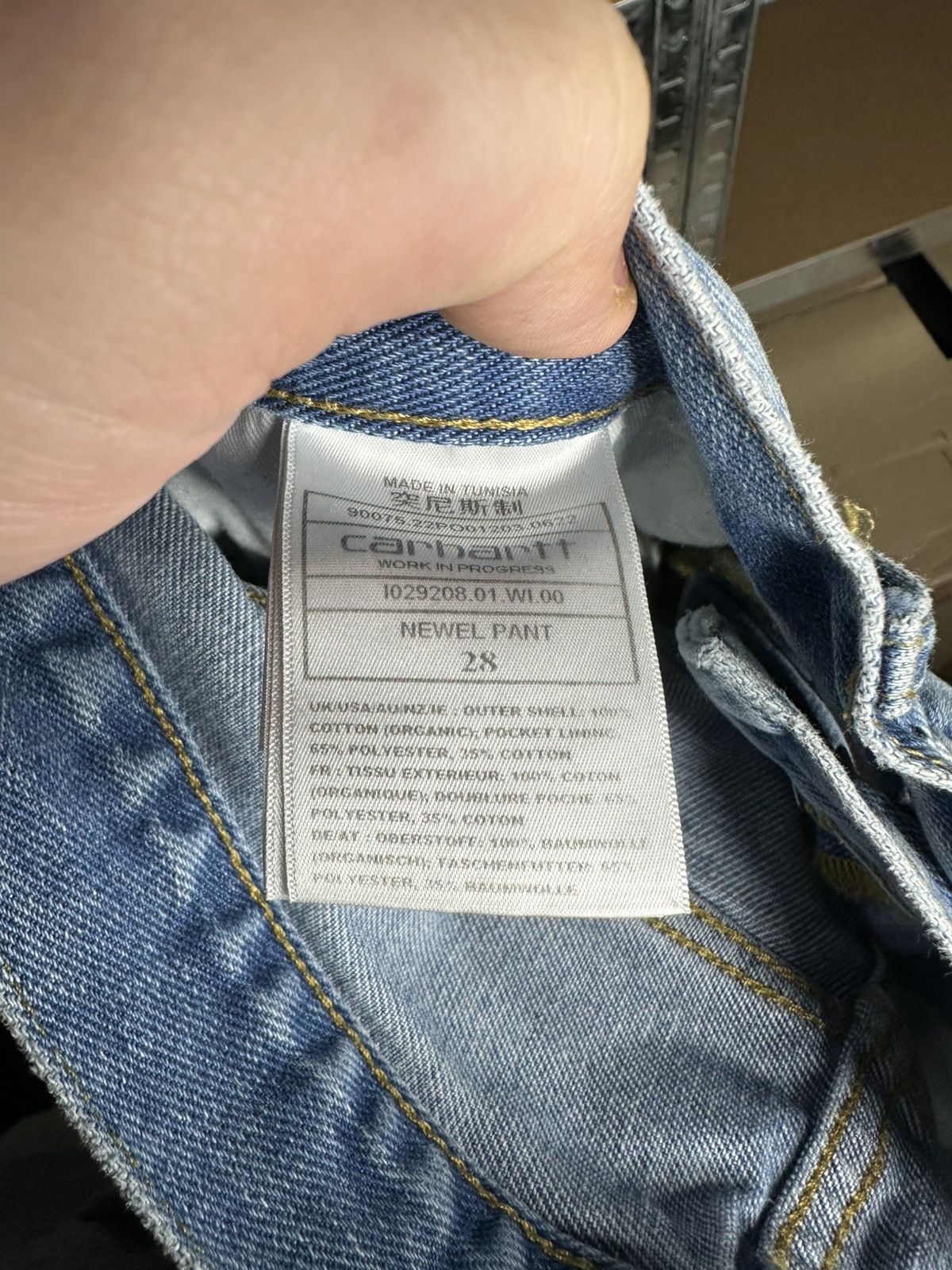 Carhartt Levi's 506 Straight Jeans W36 L34 Denim Faded Pants Size US 28 / EU 44 - 9 Thumbnail