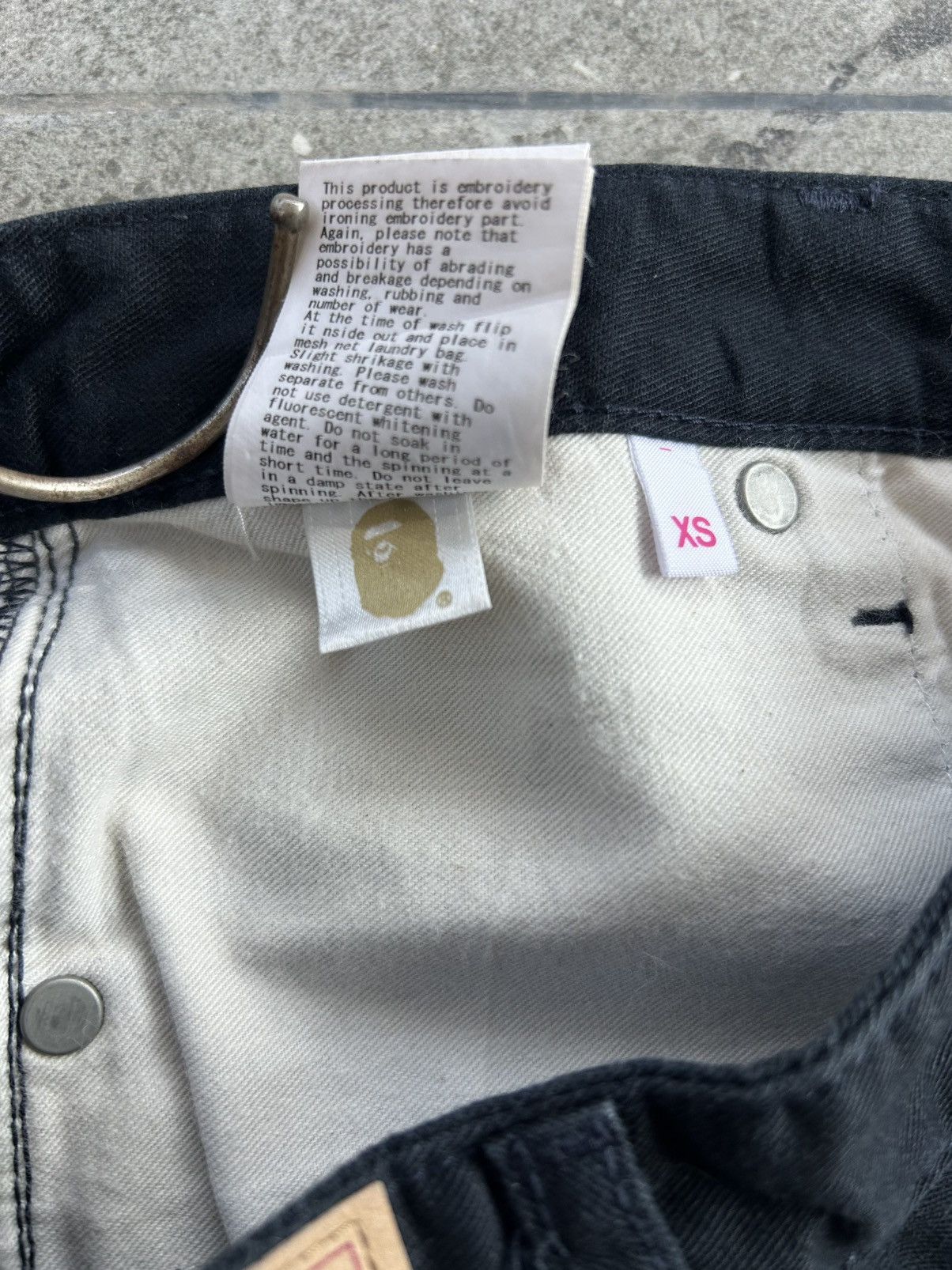 Bape Bape A Bathing Ape Denim Shortpants Size 30" / US 8 / IT 44 - 9 Thumbnail