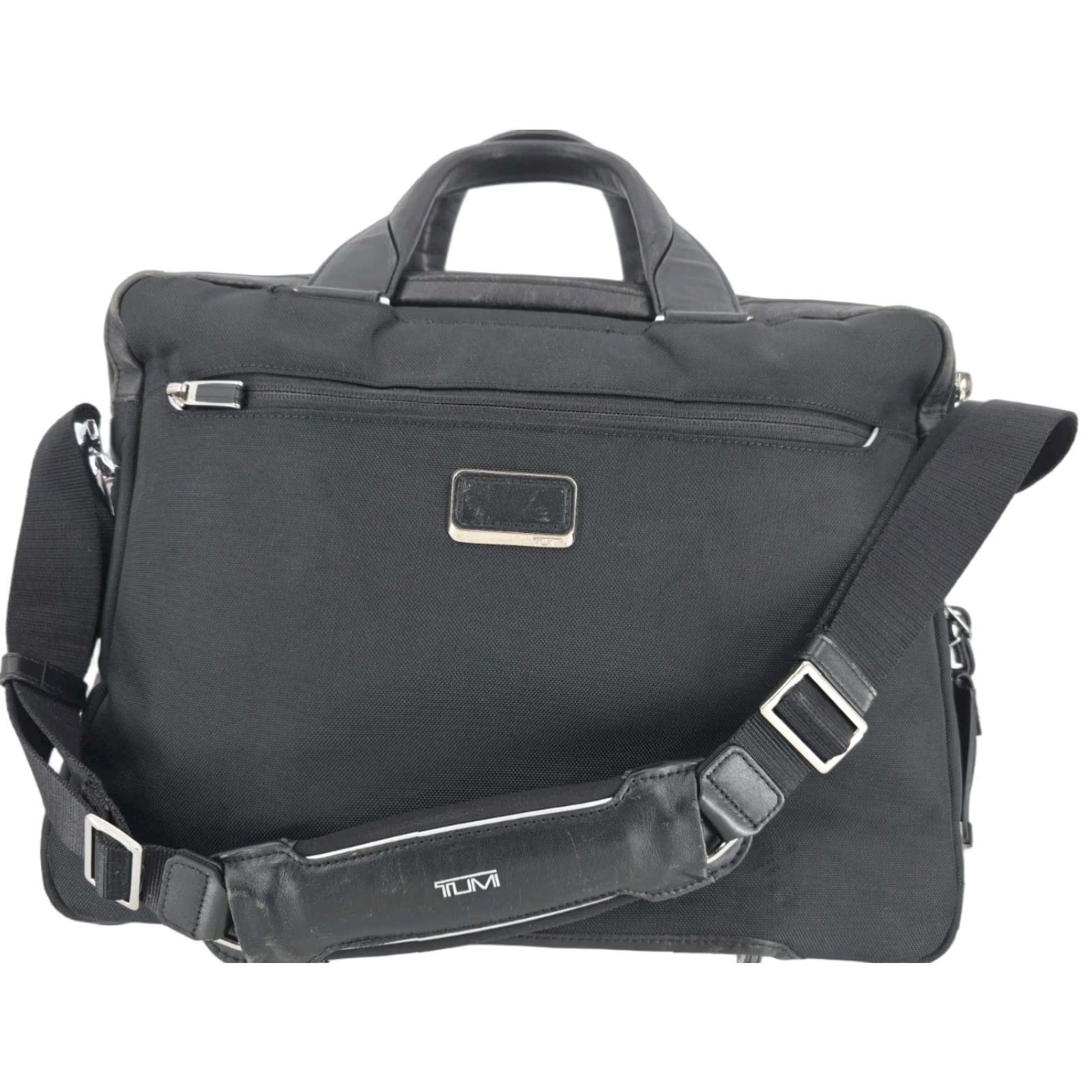 Tumi Tumi Landon Alcott Crocodile Embossed Black Leather Backpack | Grailed