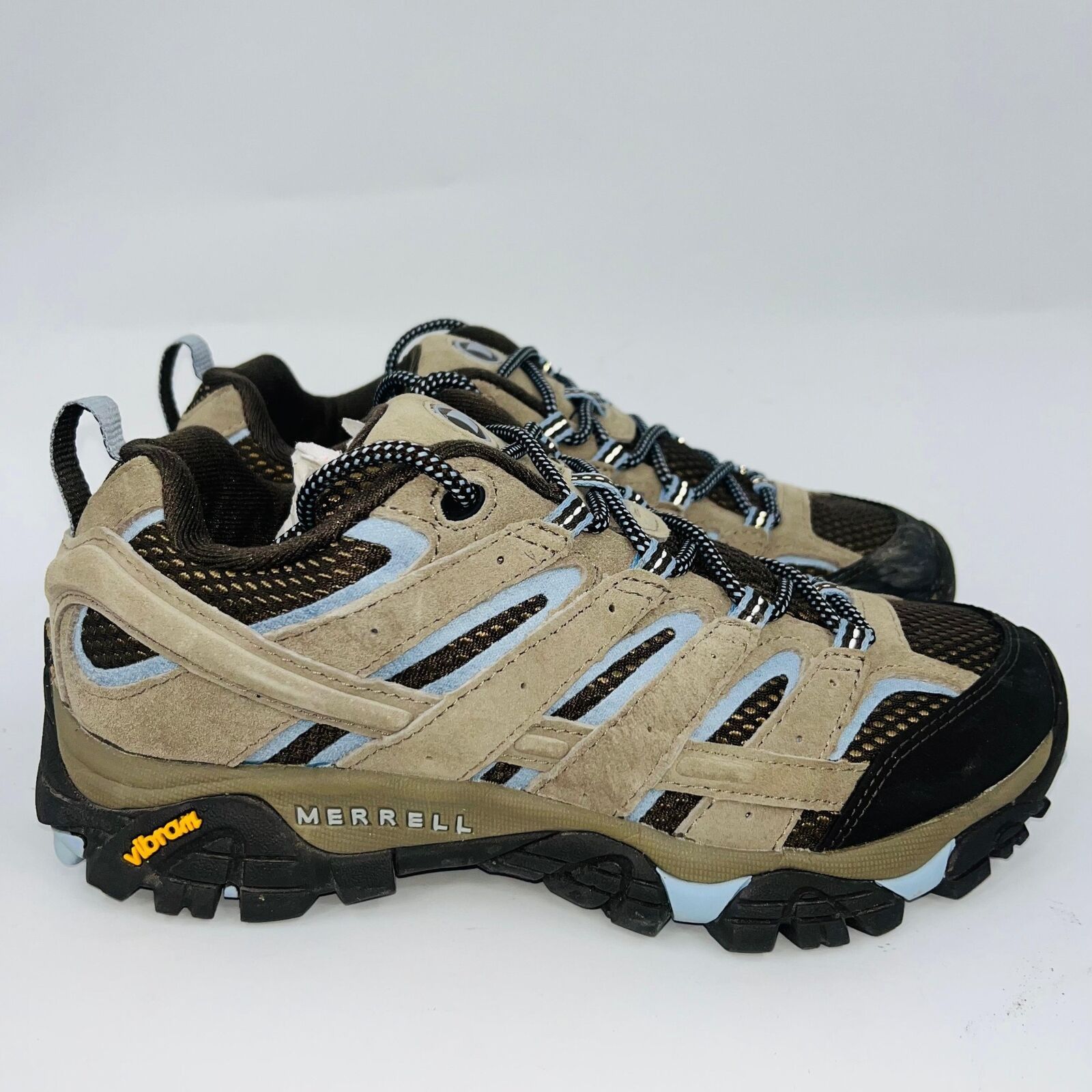 MERRELL WMS MOAB 2 VENTILATOR HIKING SHOE BRINDLE SIZE 8B Footwear