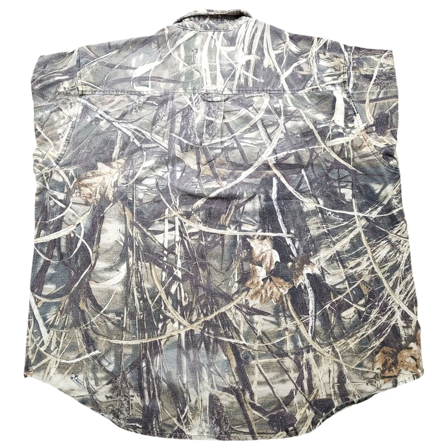 Vintage VINTAGE Whitewater Outdoors Hunting Shirt Mens XL Camo Button-Up Long Sleeve 52” Size US XL / EU 56 / 4 - 3 Thumbnail