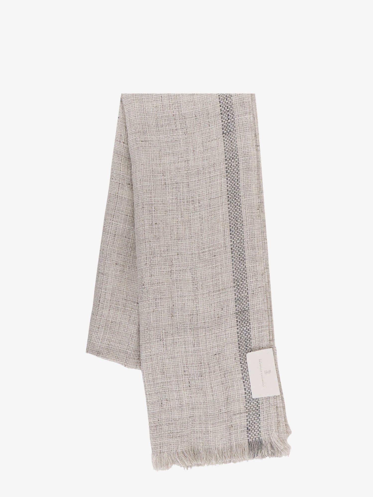 Brunello Cucinelli Linen Scarf Size ONE SIZE - 1 Thumbnail