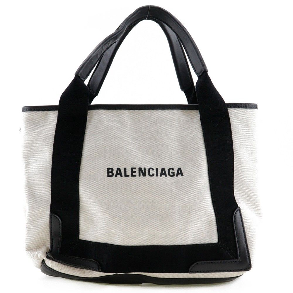Balenciaga Balenciaga Cabas Tote Canvas and Leather Size ONE SIZE - 1 Thumbnail