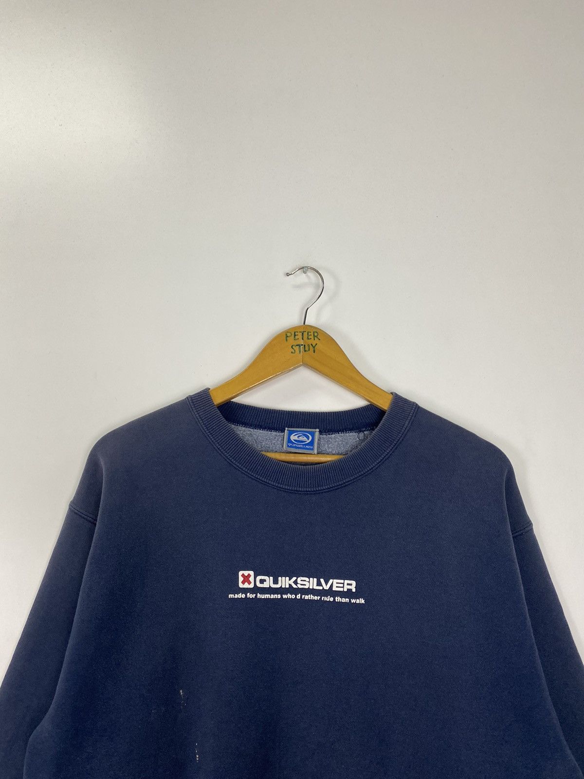 Quiksilver × Vintage Vintage Quiksilver big logo sweatshirt Size US L / EU 52-54 / 3 - 6 Thumbnail