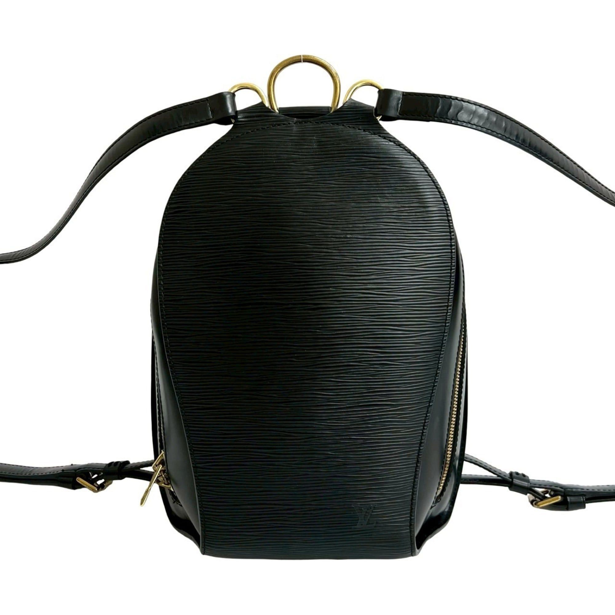 Louis Vuitton LOUIS VUITTON Mabillon Epi Leather Backpack/Daypack in Noir, 435-9 Size ONE SIZE - 1 Thumbnail
