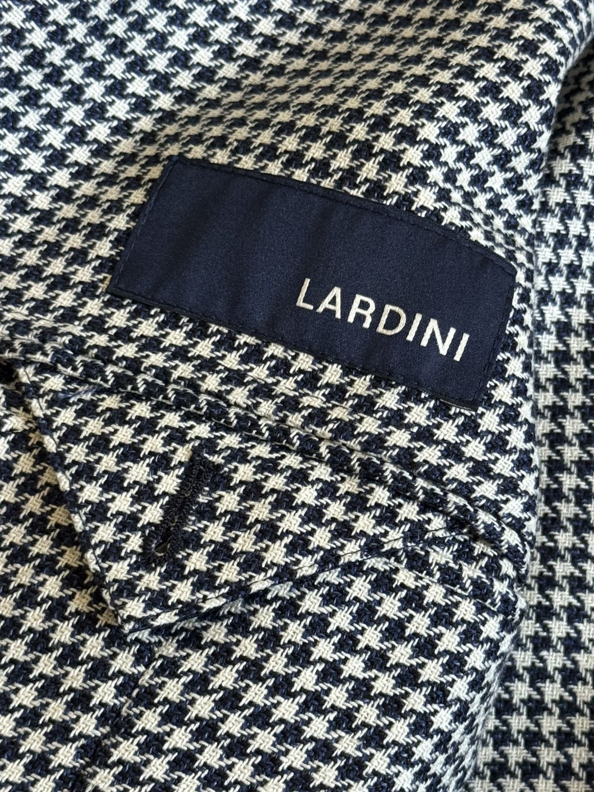 Lardini Lardini 50size Dogtooth blazer button up jacket casual Size US M / EU 48-50 / 2 - 11 Thumbnail