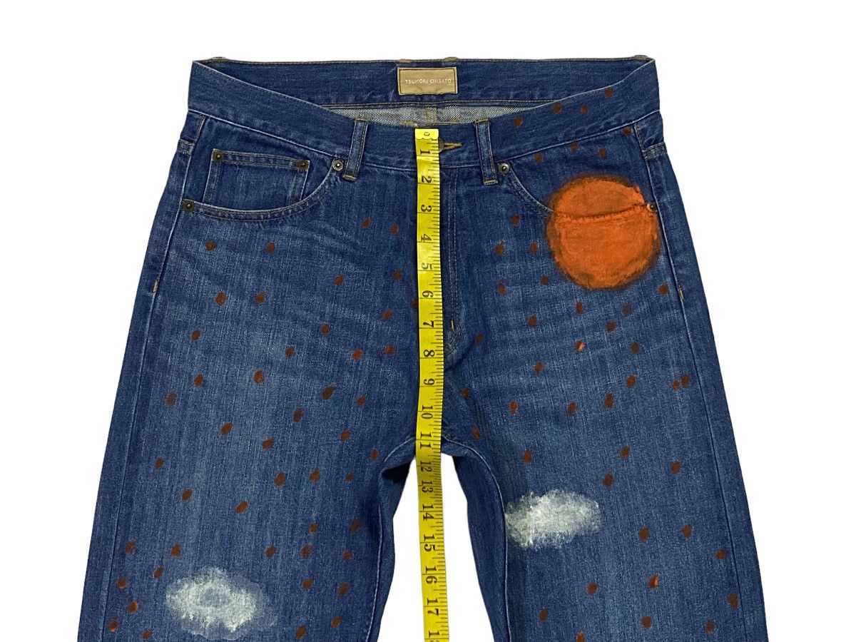 Issey Miyake Tsumori Chisato By Issey Miyake All Over Painted Art Denim Size US 31 - 5 Thumbnail