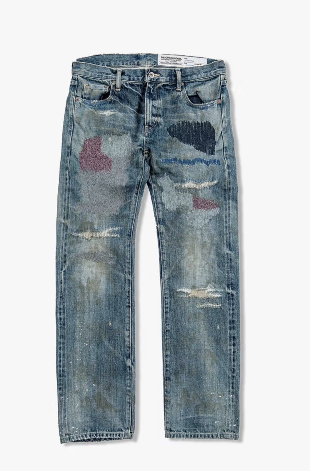 Neighborhood Neighborhood 2017 “Gritty Savage” Limited Edition Denim Size US 34 / EU 50 - 1 Thumbnail