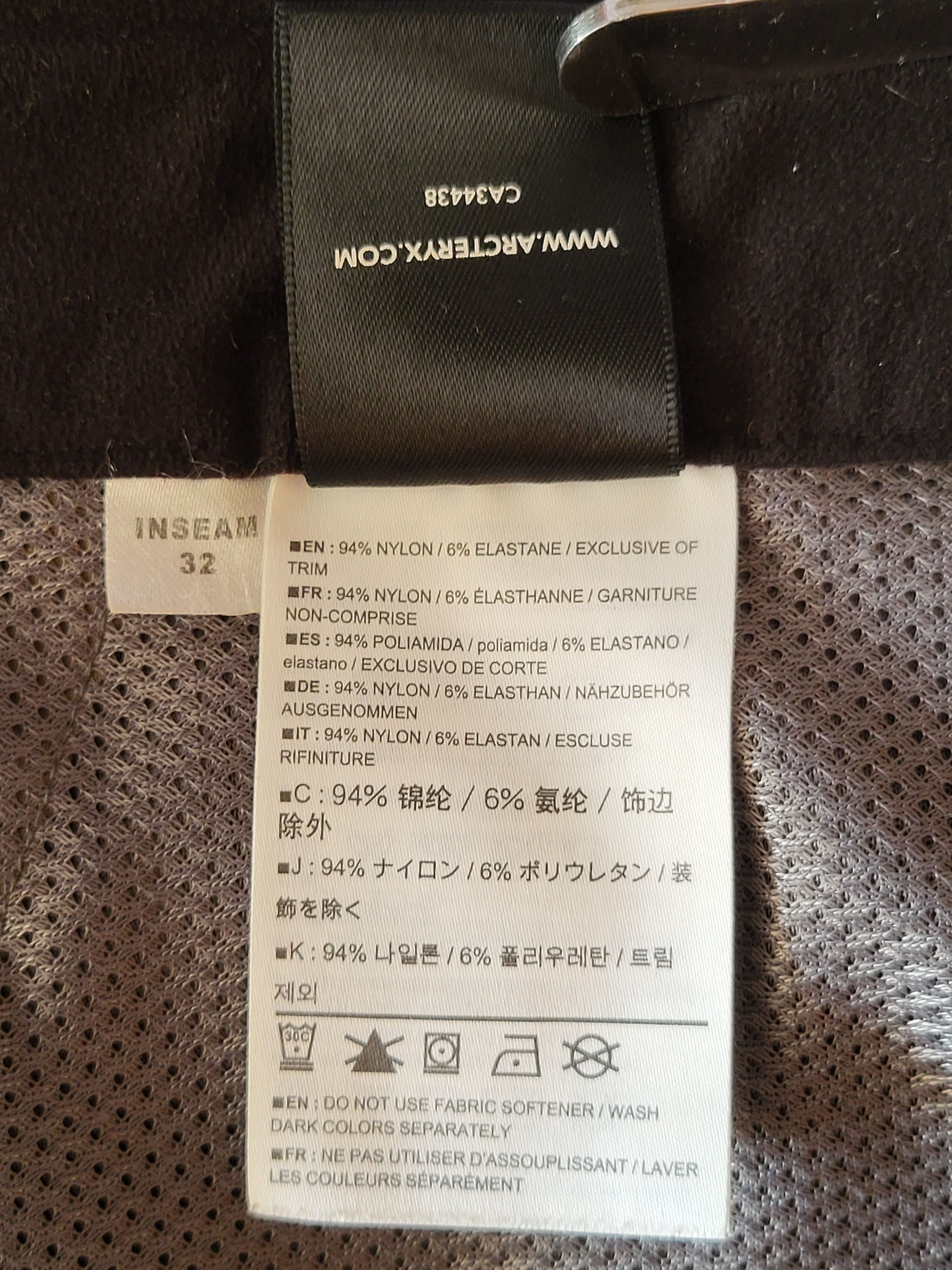 Arc'teryx Arcteryx belt pants outdoor.Waist 36.Inseam 32. Size US 36 / EU 52 - 8 Thumbnail