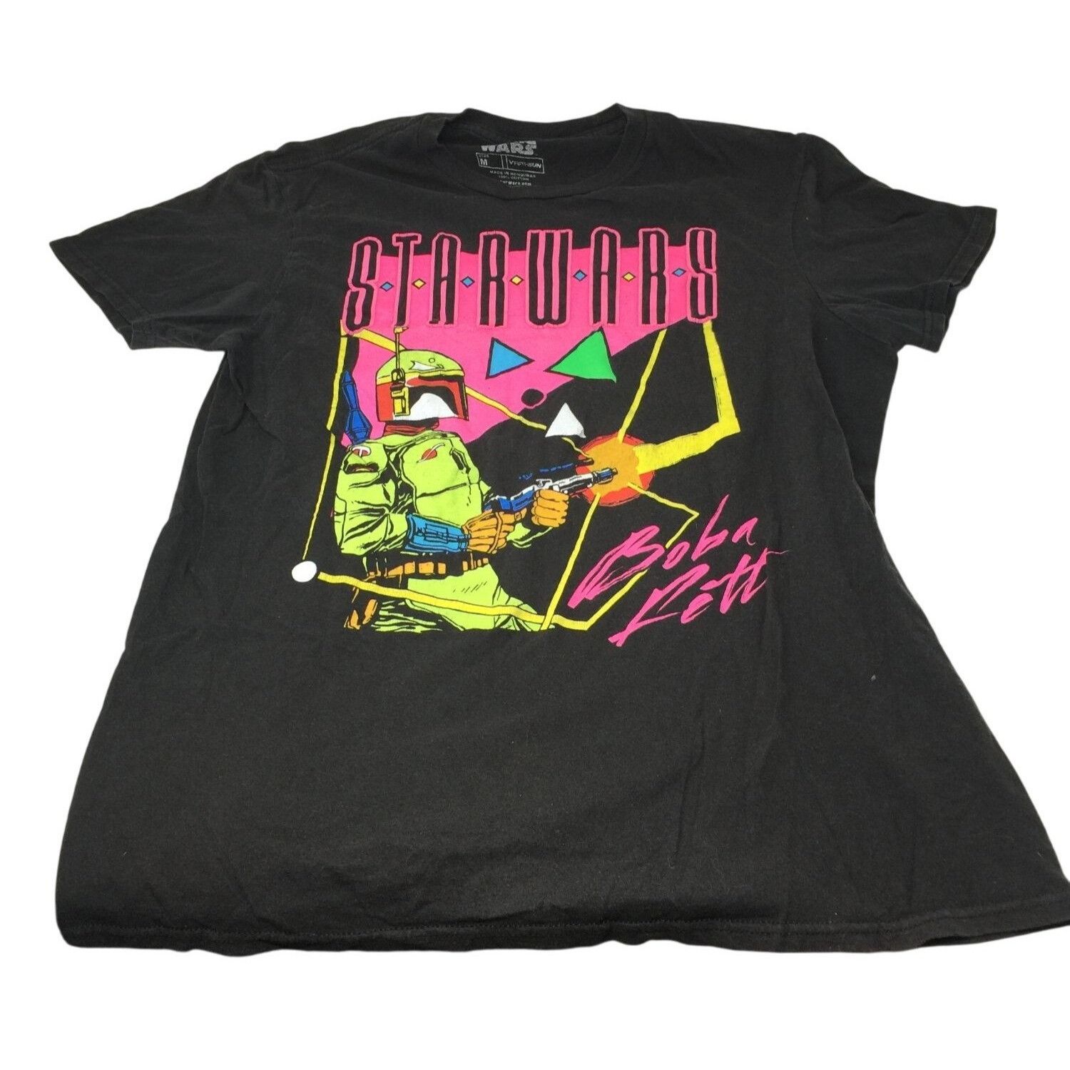 Star Wars Star Wars Boba Fett Black Tee Shirt Men's Size Medium (M) Size US M / EU 48-50 / 2 - 1 Thumbnail