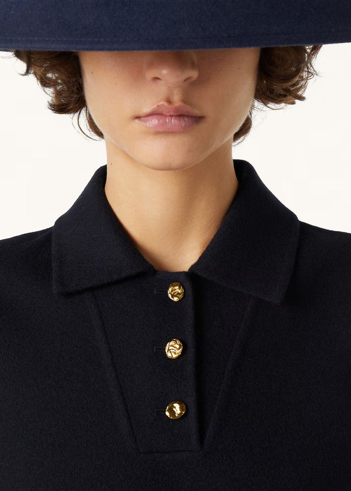 Loro Piana os11x0326 FAQ5846 Gareth Dress in Blue Navy Size S / US 4 / IT 40 - 7 Thumbnail