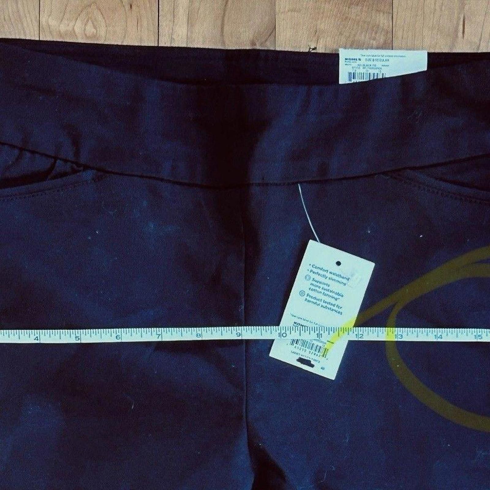 Croft & Barrow Croft & Barrow Women's Black Trousers Work Place sz 8 NWT Size 30" / US 8 / IT 44 - 6 Thumbnail