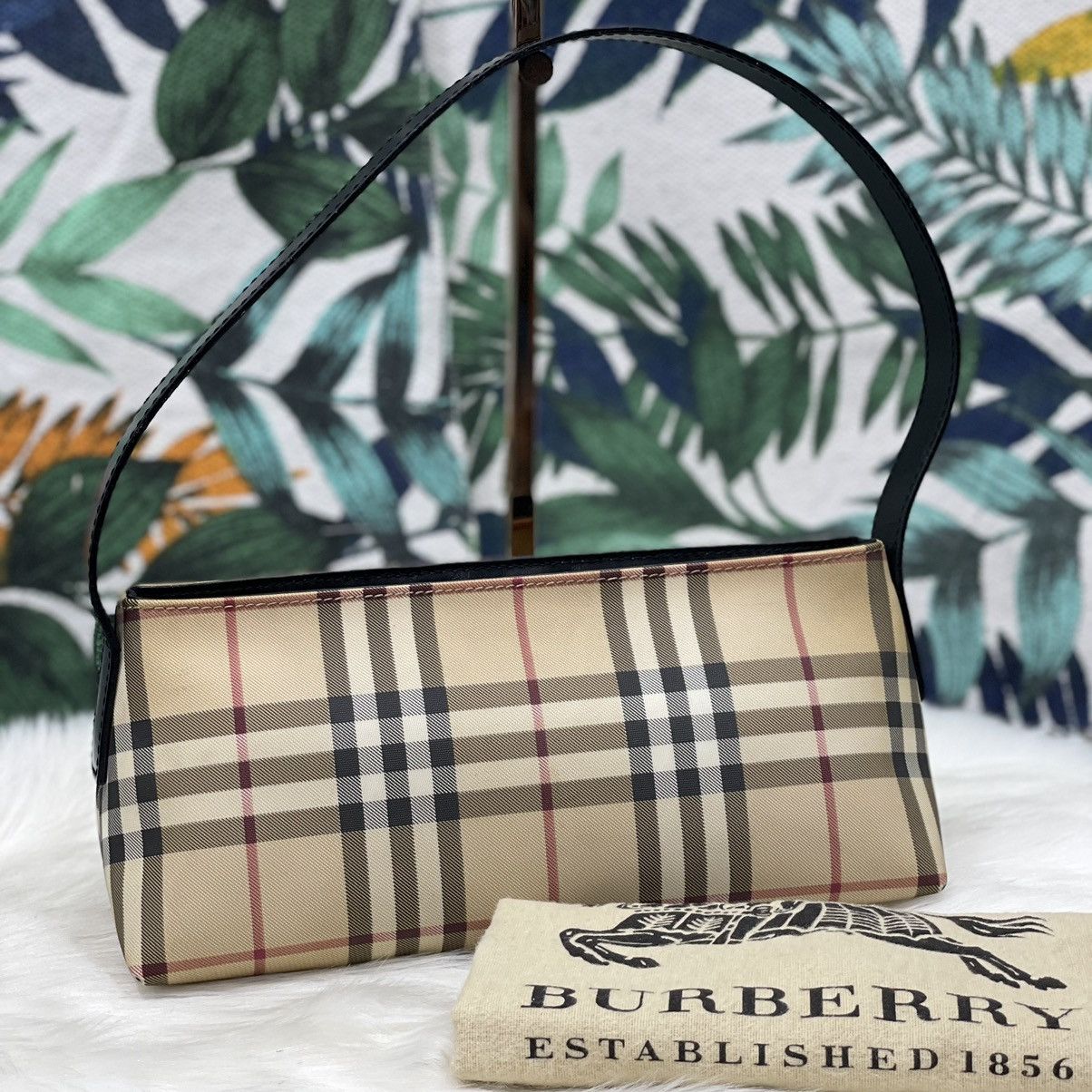 Authentic Vintage BURBERRY Nova Check Shoulder Bag