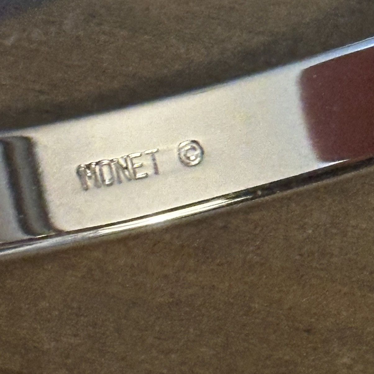 Monet Vintage Monet silver tone bangle bracelet Size ONE SIZE - 3 Thumbnail
