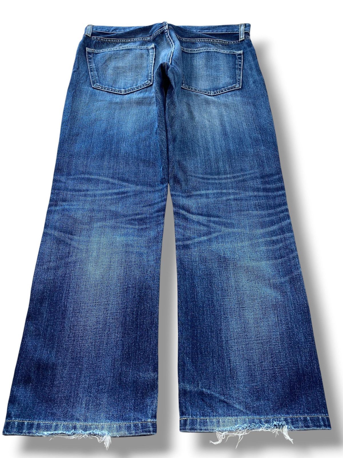 Uniqlo Uniqlo Faded Wash Whiskered Style Baggy Jeans Size US 34 / EU 50 - 3 Thumbnail