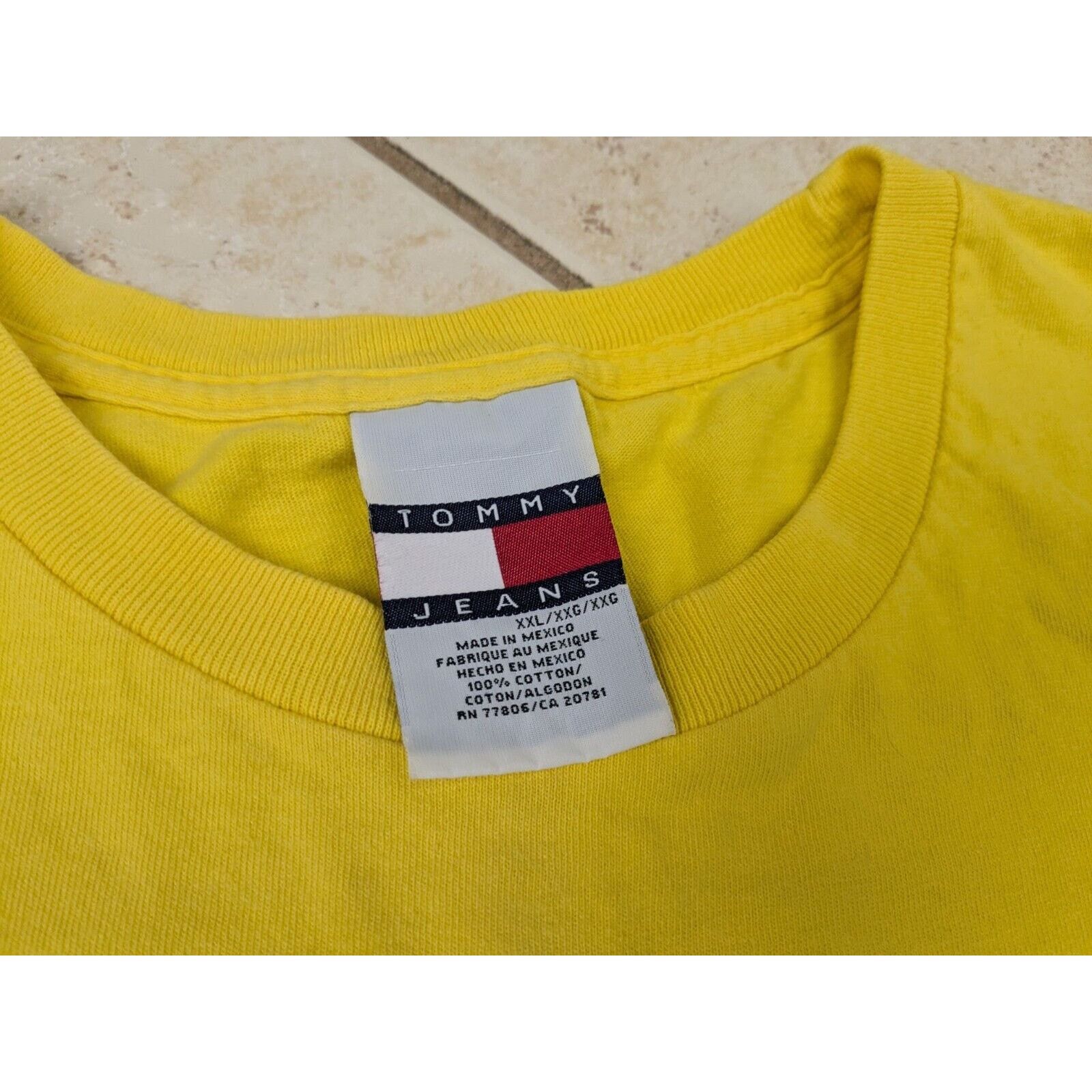 Tommy Hilfiger Vtg Tommy Hilfiger Jeans Shirt Y2k Streetwear Logo Spellout Size US XXL / EU 58 / 5 - 4 Thumbnail