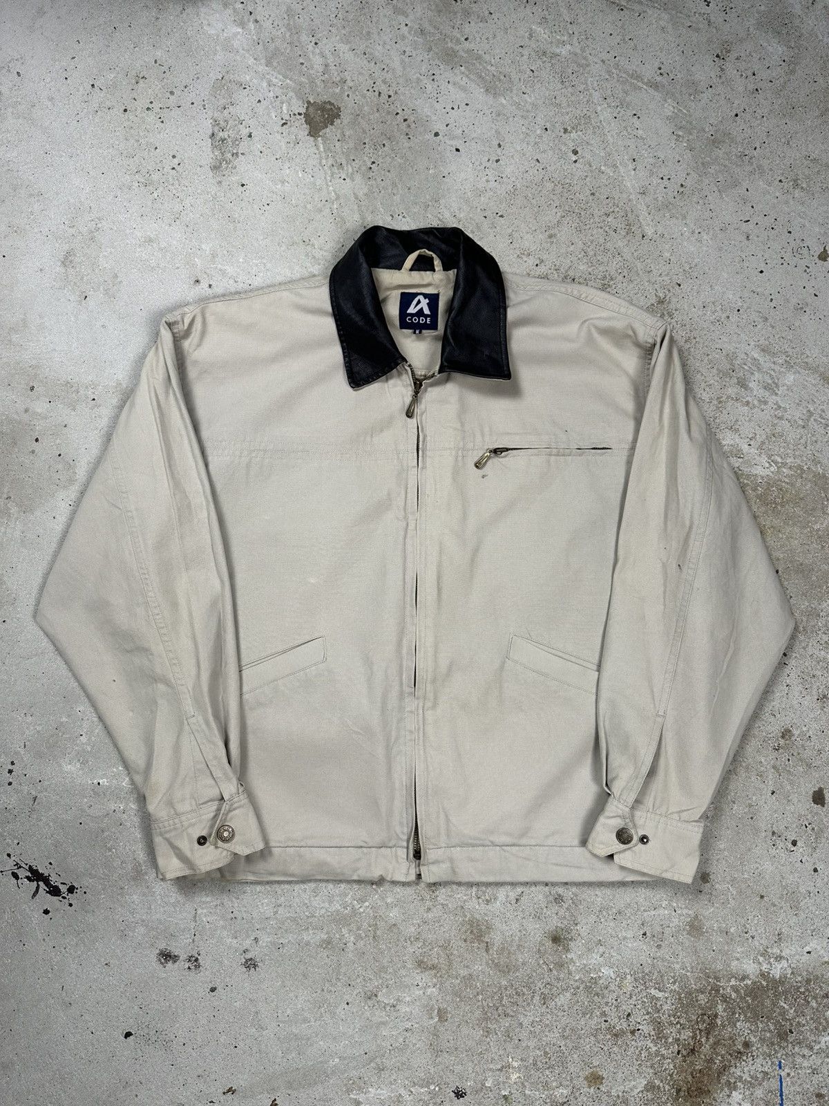 Carhartt × Vintage Vintage Y2K Detroit Style Beige Workwear Jacket Size US L / EU 52-54 / 3 - 1 Thumbnail