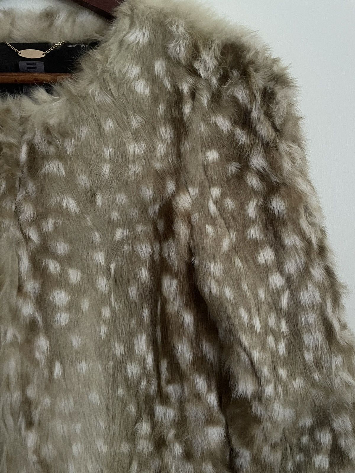 Japanese Brand Aula Aila Rabbit Fur Coat Size S / US 4 / IT 40 - 3 Thumbnail