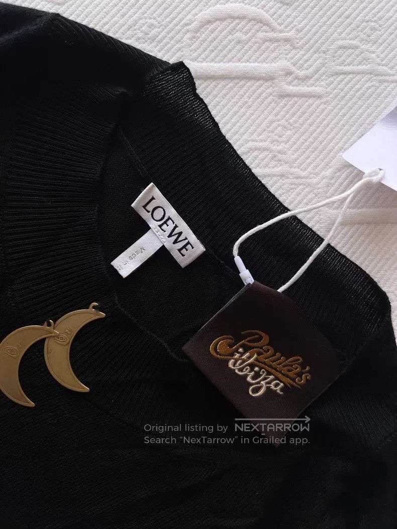Loewe Loewe Exclusive Moon and Sun Design Asymmetric Hem Black S Size XS / US 0-2 / IT 36-38 - 4 Thumbnail