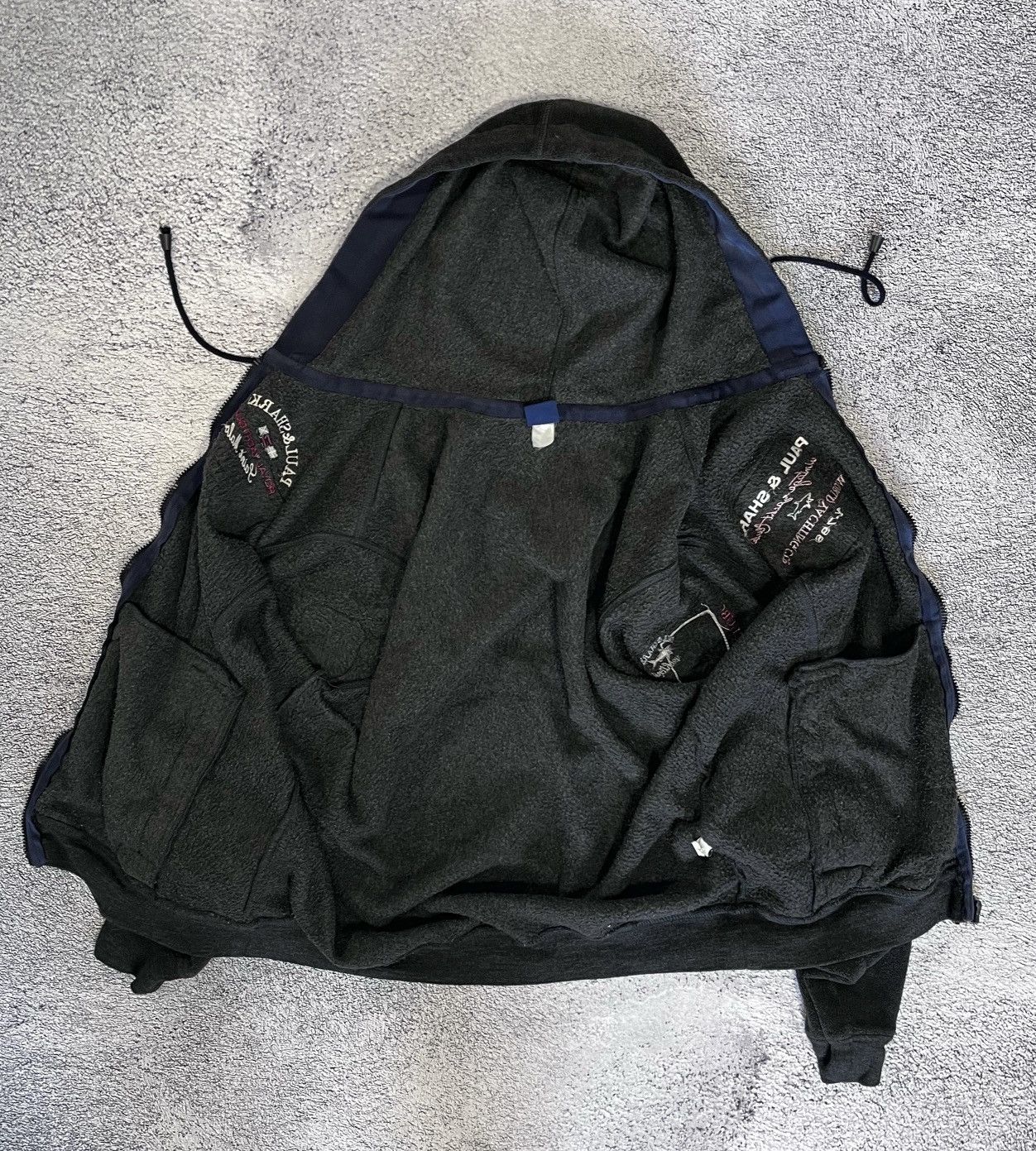 Paul & Shark Paul & Shark Yachting Fleece Hoodie L Teddy Vintage Jacket Size US L / EU 52-54 / 3 - 5 Thumbnail