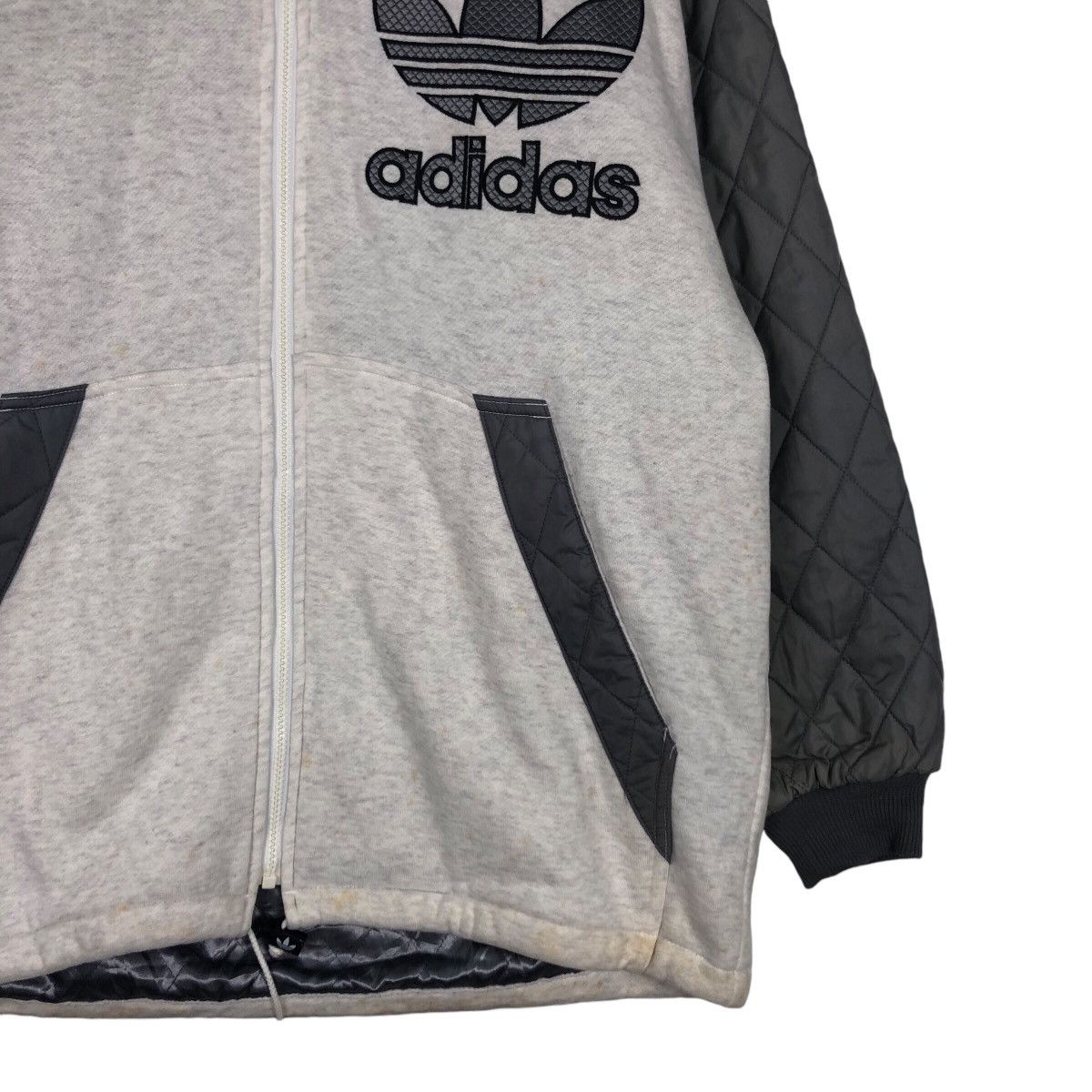 Adidas × Japanese Brand × Vintage Adidas Vintage Jacket Big Logo Rare Design Large #A1 Size US L / EU 52-54 / 3 - 4 Thumbnail