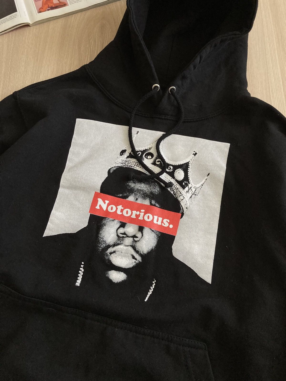 Rap Tees Vintage The Notorious Big Hoodie Boxy Fit 00s Size US S / EU 44-46 / 1 - 4 Thumbnail