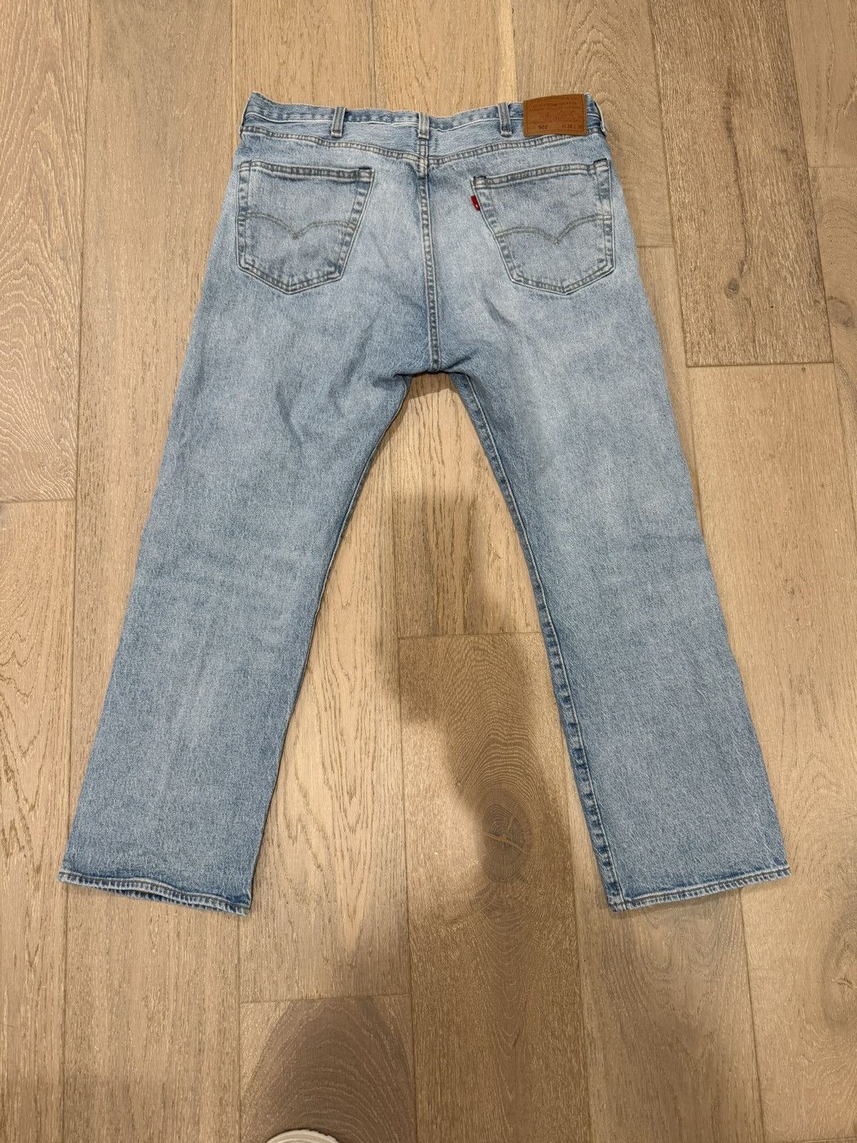 Levi's Levi’s 501 Original Jeans — Light Wash — 38x30 — Gently Used Size US 38 / EU 54 - 4 Thumbnail