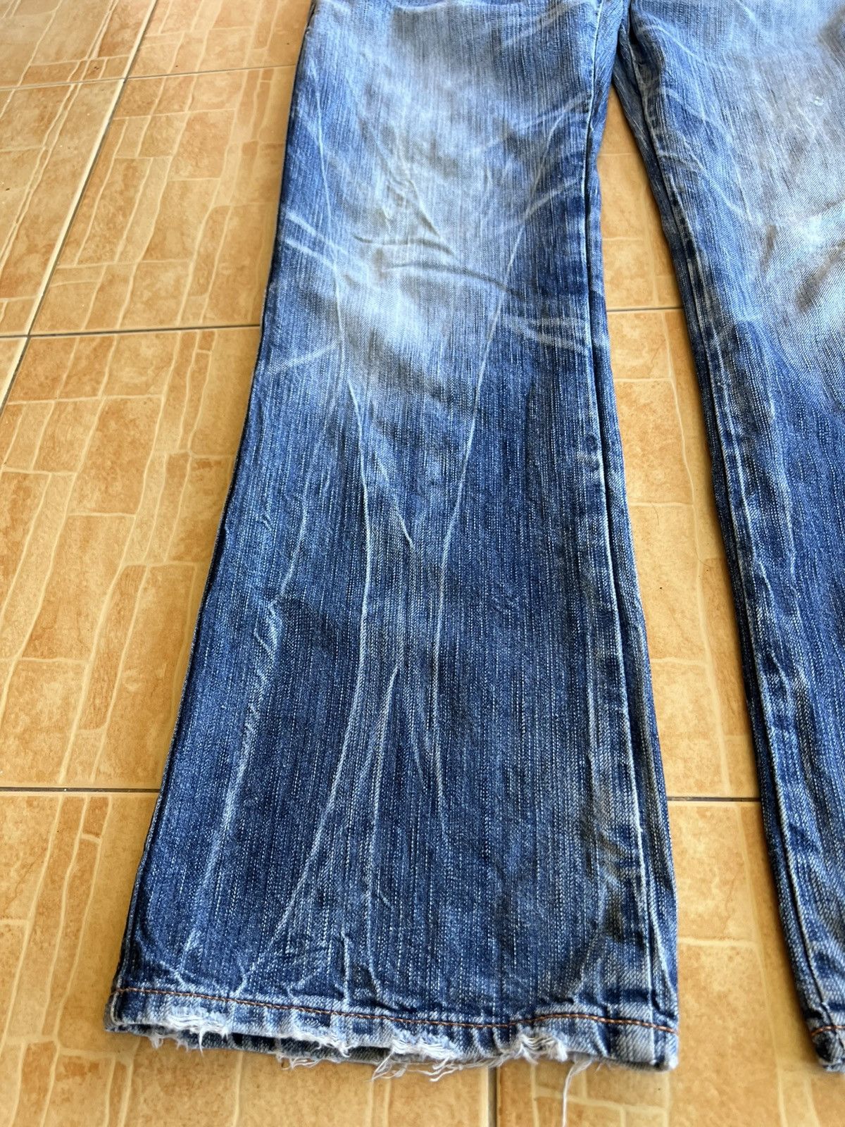 Edwin Vintage Edwin 503 Flare Mud Wash Jean Size US 31 - 11 Thumbnail