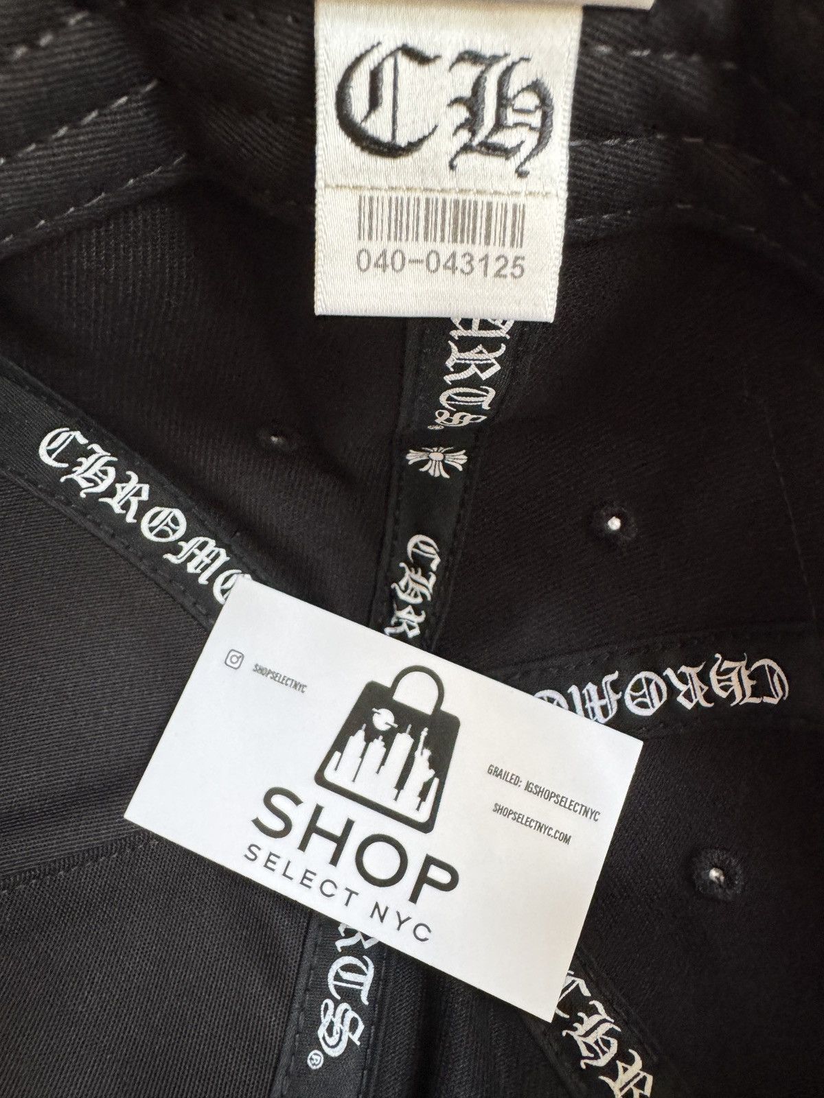 Chrome Hearts BRAND NEW CHROME HEARTS VERTICAL LOGO BASEBALL SNAPBACK HAT Size ONE SIZE - 5 Thumbnail