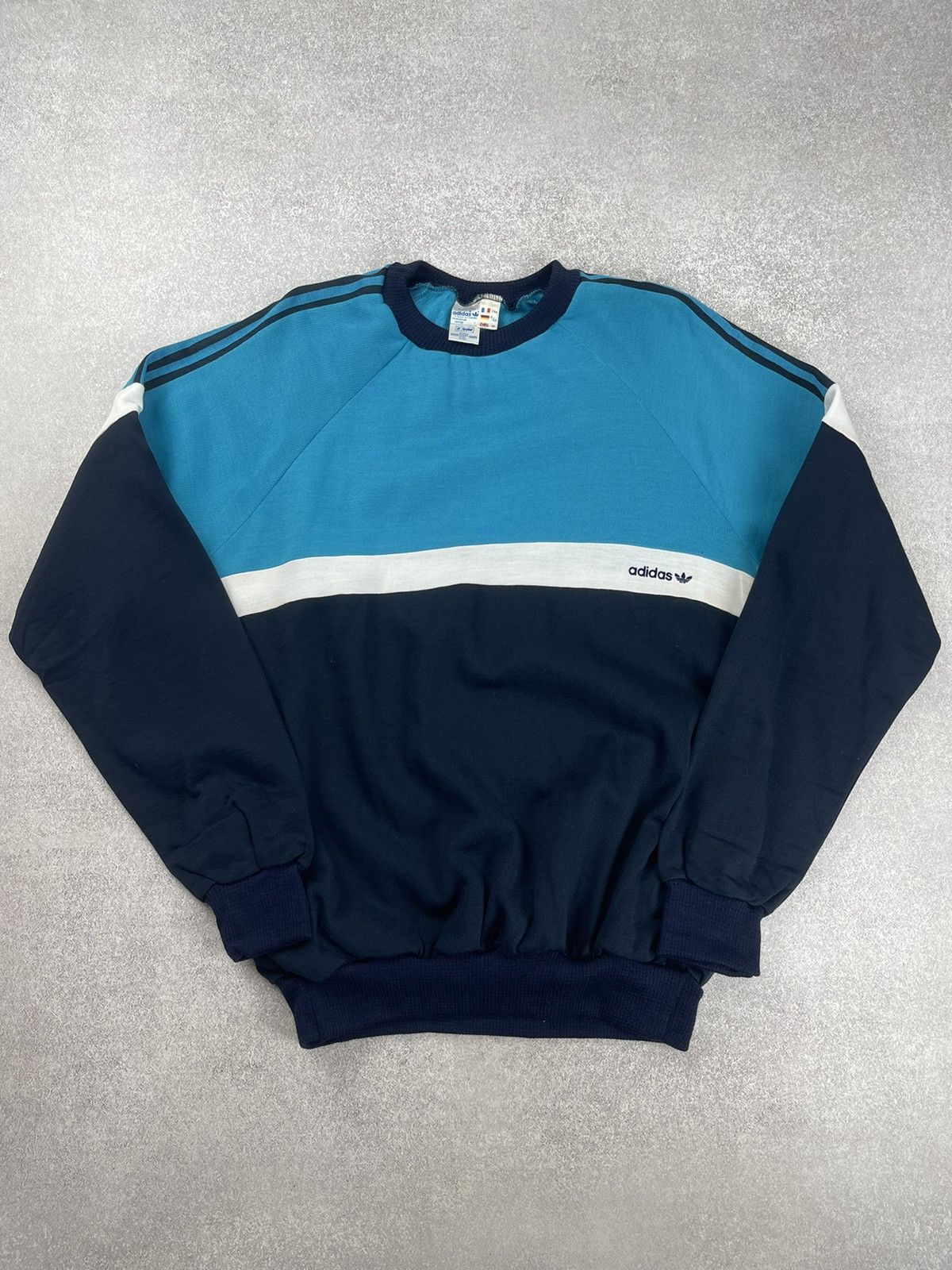 Adidas Vintage 80’s Adidas Ventex Retro Tracksuit Made in Tunisia Size US M / EU 48-50 / 2 - 2 Thumbnail