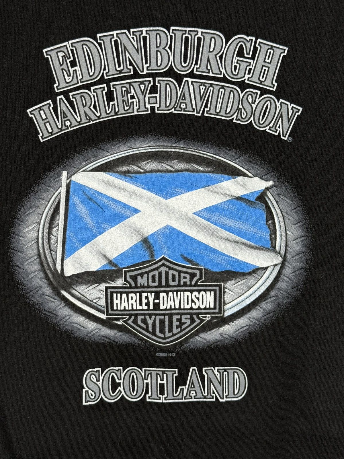 Harley Davidson Harley-Davidson Edinburgh Scotland Graphic T-Shirt Size US L / EU 52-54 / 3 - 4 Thumbnail