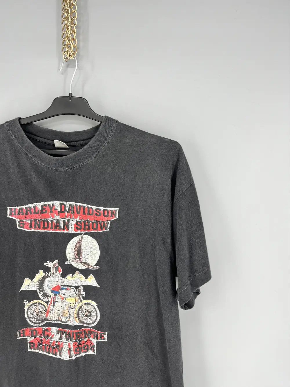 Harley Davidson harley davidson INDIAN SHOW H.D.C. TWENTE RALLY 1994 Size US XL / EU 56 / 4 - 5 Thumbnail