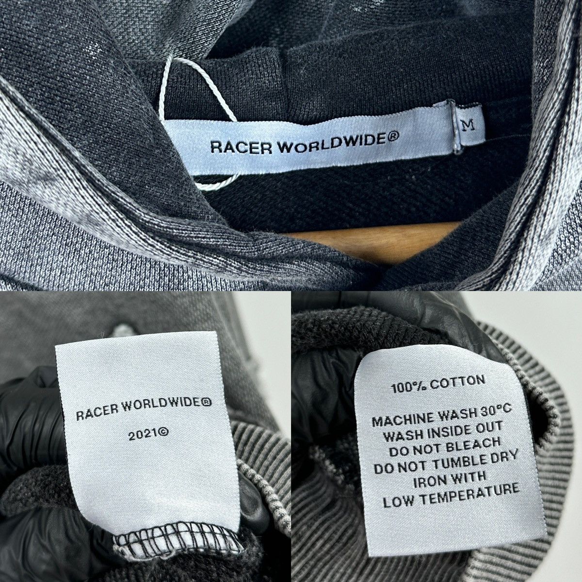 Racer Worldwide Racer Worldwide Washed Patch Cross Oversized Hoodie Size US M / EU 48-50 / 2 - 25 Thumbnail