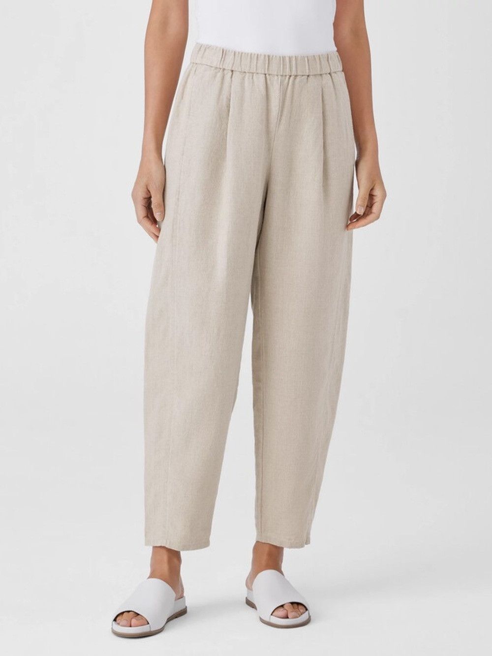 Eileen Fisher Eileen Fisher Organic Linen Lantern Pants - XL Size 36" / US 14 / IT 50 - 1 Thumbnail