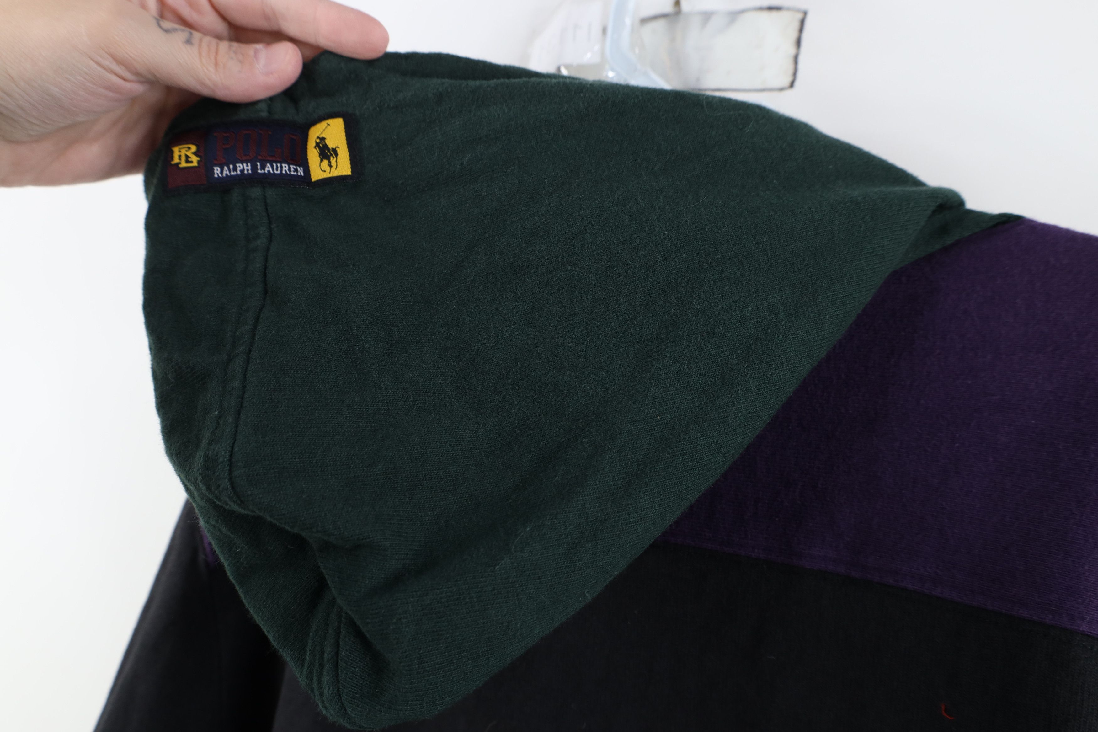 Ralph Lauren Deadstock Vintage 90s Ralph Lauren Letter Spell Out Hoodie Size XL / US 12-14 / IT 48-50 - 11 Thumbnail