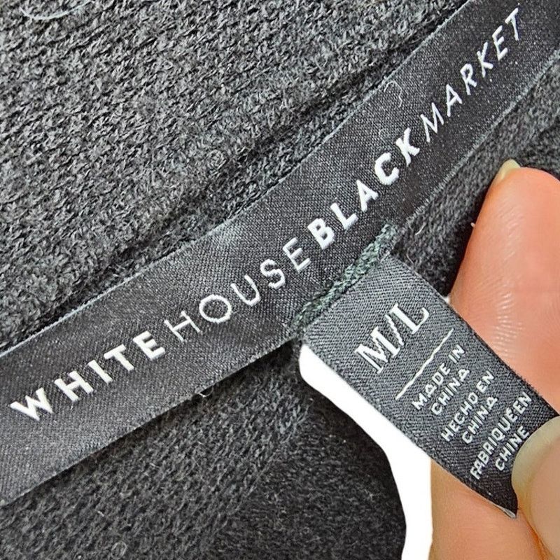 White House Black Market White House Black Market Wool Sweater Wrap Sz M/L Classic Size M / US 6-8 / IT 42-44 - 5 Thumbnail