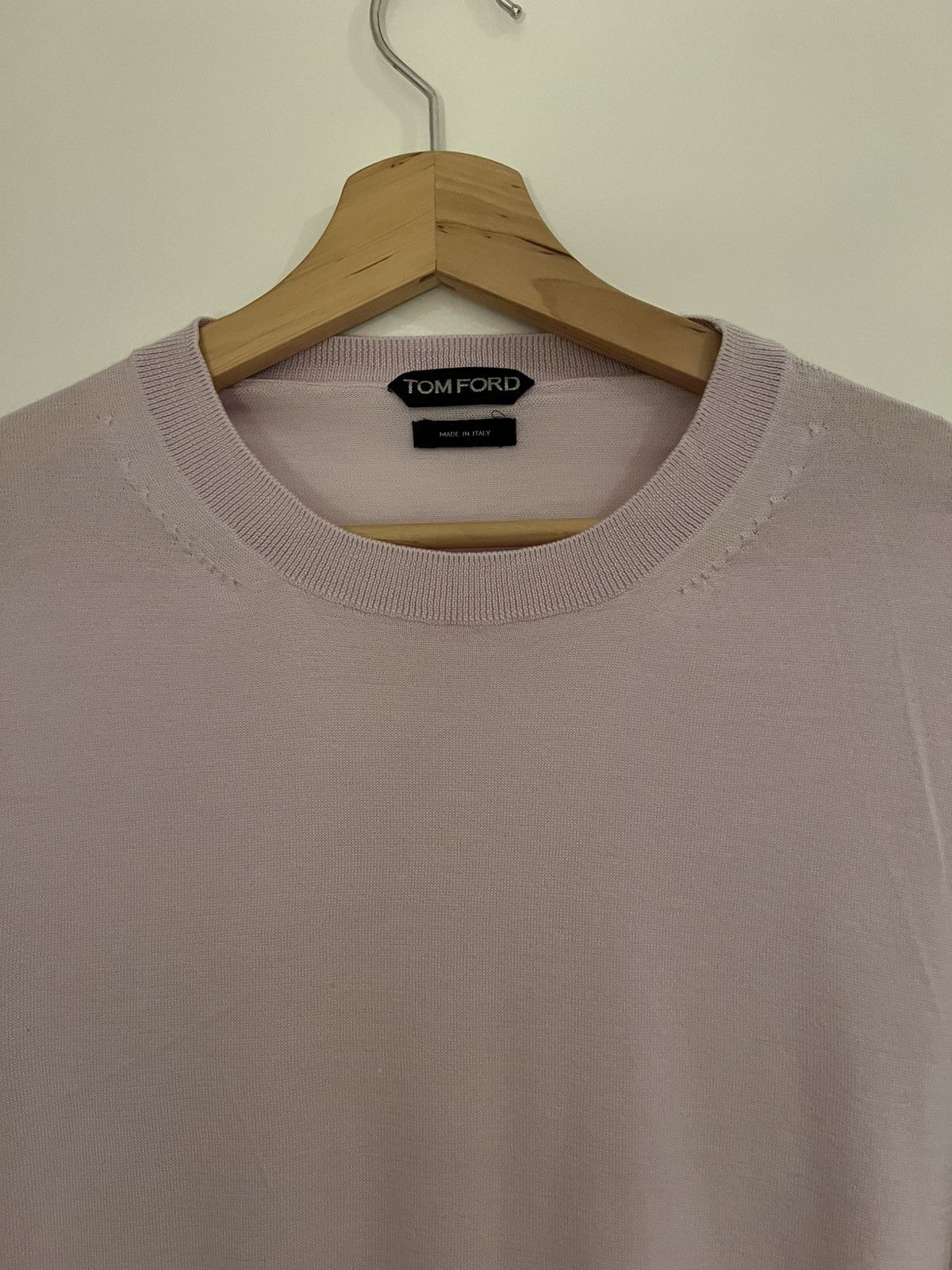 Tom Ford TOM FORD fine-knit 52 Italy 70% Cashmere 30% Silk Pink Size US L / EU 52-54 / 3 - 2 Thumbnail