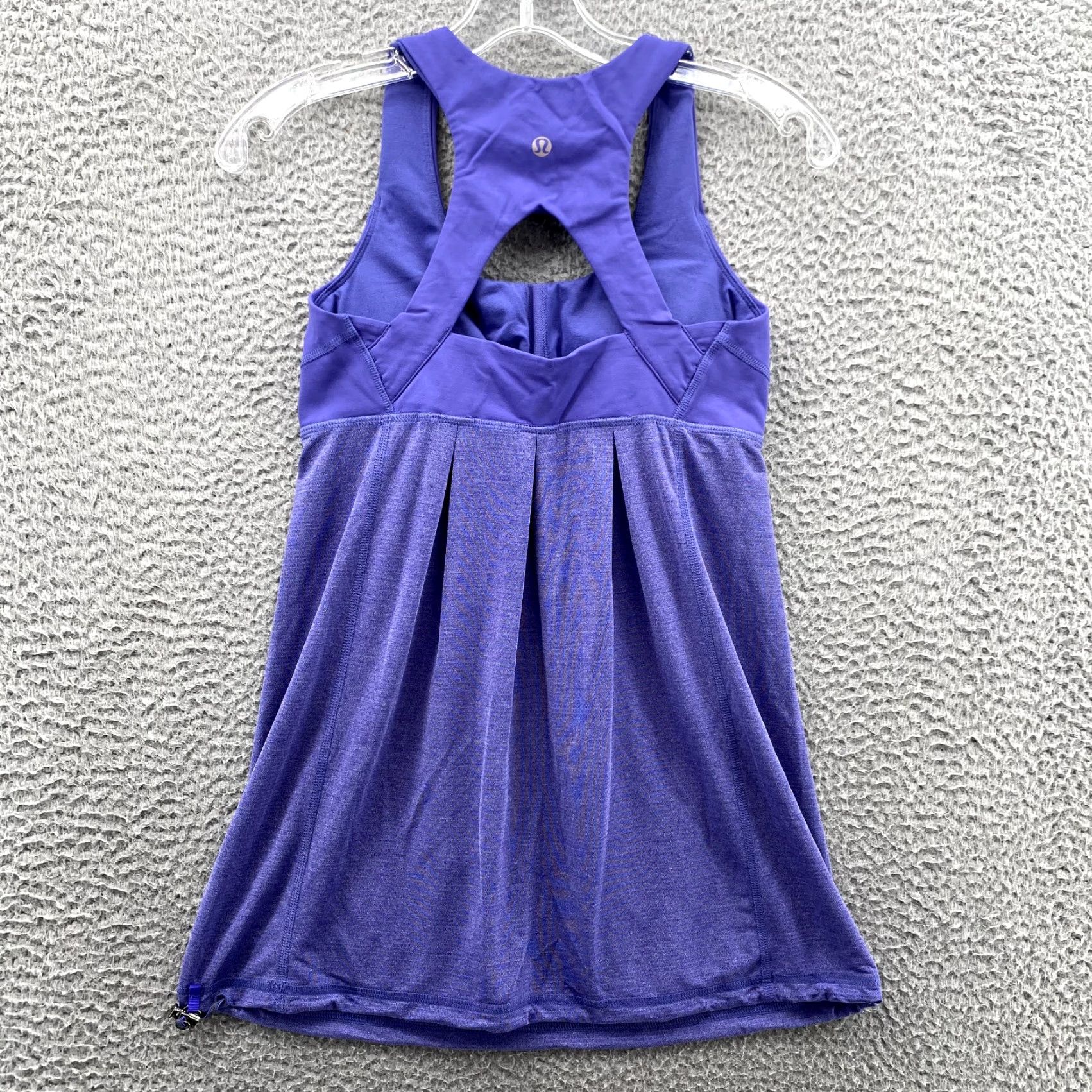 Lululemon Lululemon Run Your Heart Out Tank Women’s 6 Purple Built In Bra Racerback Blouse Size M / US 6-8 / IT 42-44 - 5 Thumbnail