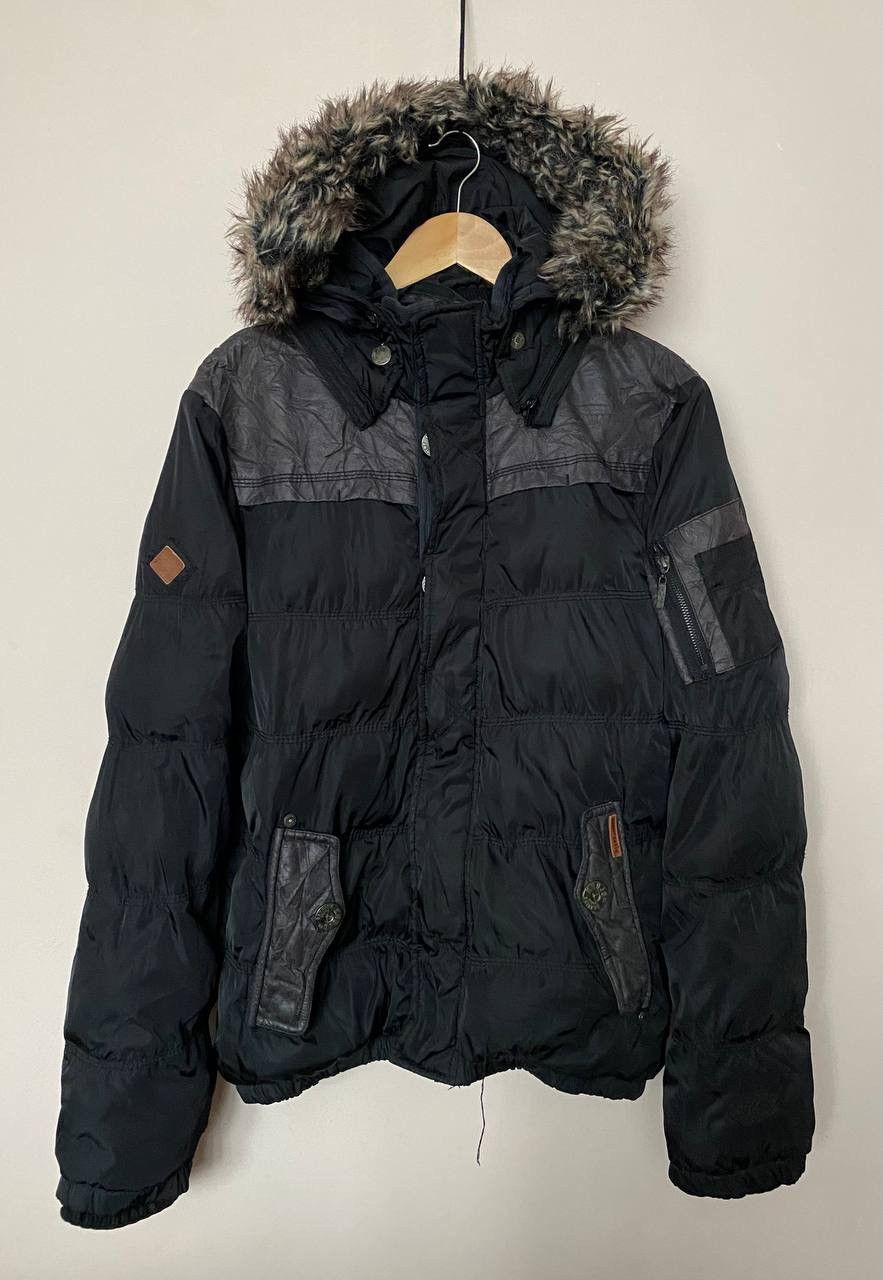 Vintage × khujo 🖤 Vintage Y2K KHUJO Herren Winterjacke Frankfurt Schwarz Size US M / EU 48-50 / 2 - 1 Thumbnail