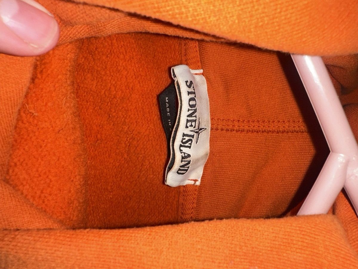 Stone Island Stone Island Orange Hoodie Size US L / EU 52-54 / 3 - 4 Thumbnail
