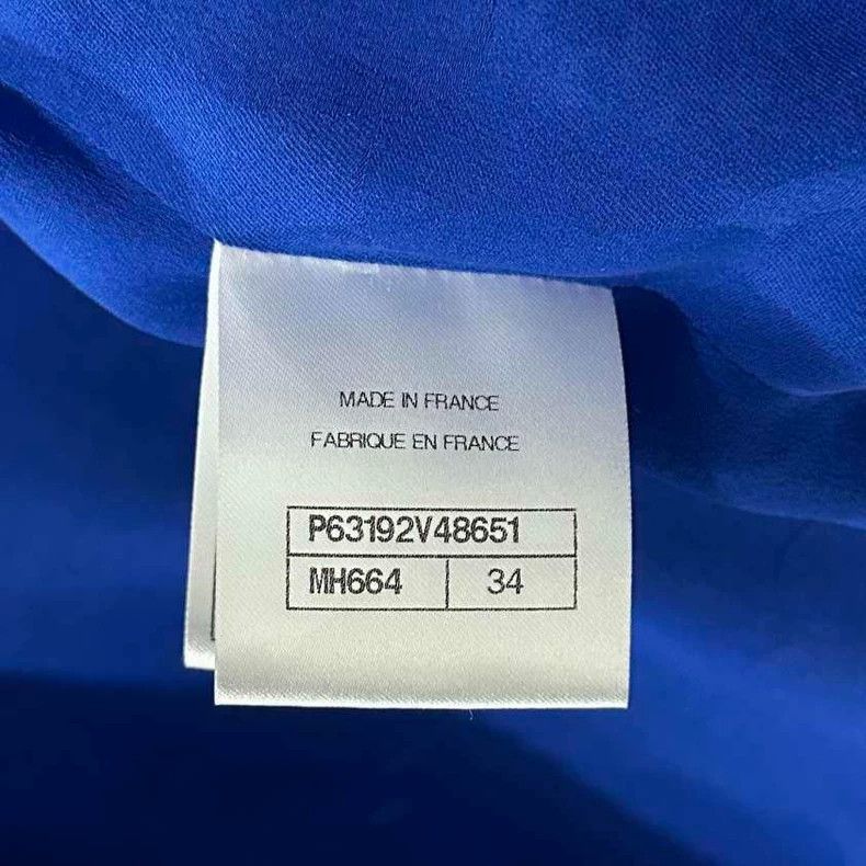Chanel ChanelDouble-breasted blue and white outside the compositio Size XXS / US 00 / IT 34 - 6 Thumbnail