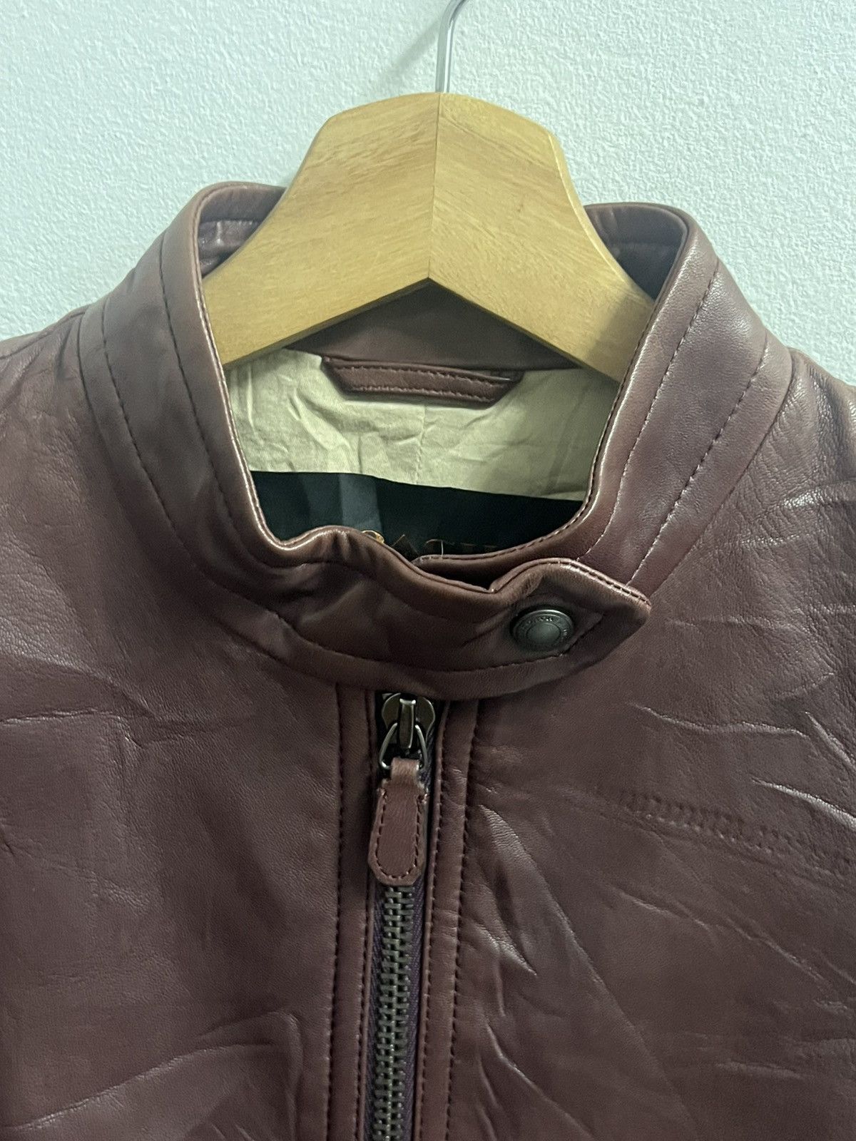 Coach Coach biker jacket sheepskin leather brown xs Size US XS / EU 42 / 0 - 2 Thumbnail