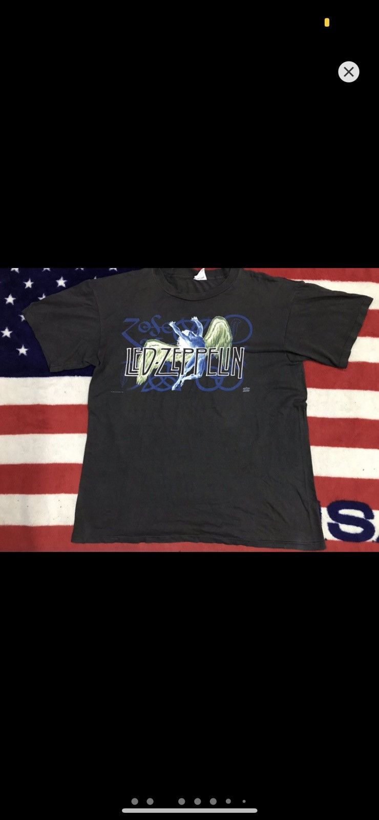 Band Tees × Led Zeppelin × Vintage Vintage LED ZEPPELIN British Rock Band Tees Size US L / EU 52-54 / 3 - 3 Thumbnail