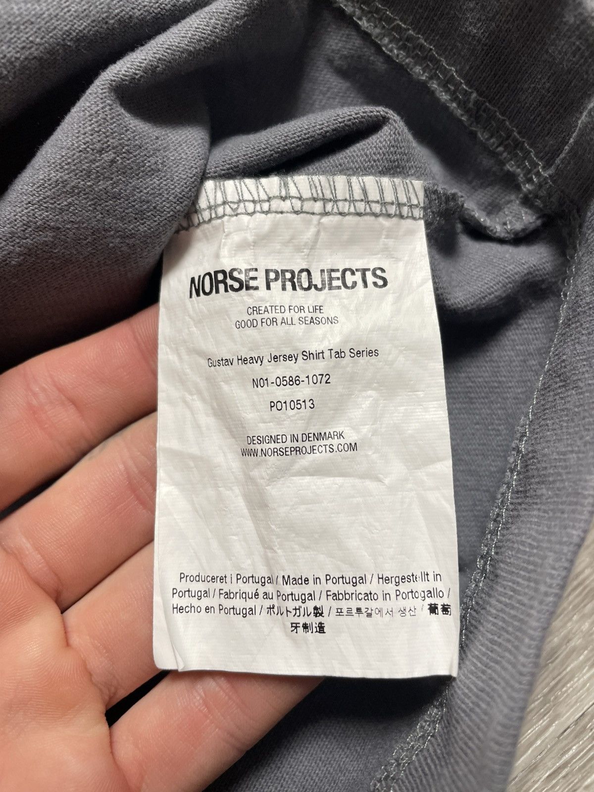 Norse Projects Norse Projects Gustav Tab Series Heavy Jersey Shirt Size US L / EU 52-54 / 3 - 9 Thumbnail