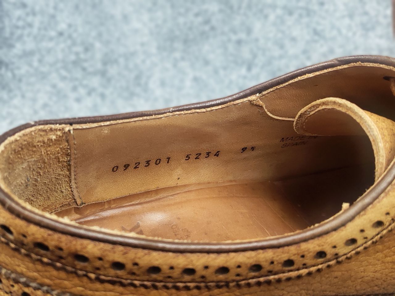 Berwick 1707 Berwick 1707 grainy leather Lace Up Brogue shoes Spain Made Size US 10.5 / EU 43-44 - 18 Thumbnail