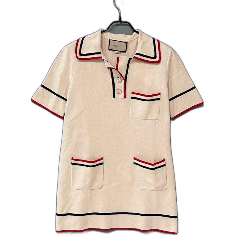 Gucci Multi-Pocket Striped Dress by GUCCI Size S / US 4 / IT 40 - 1 Thumbnail