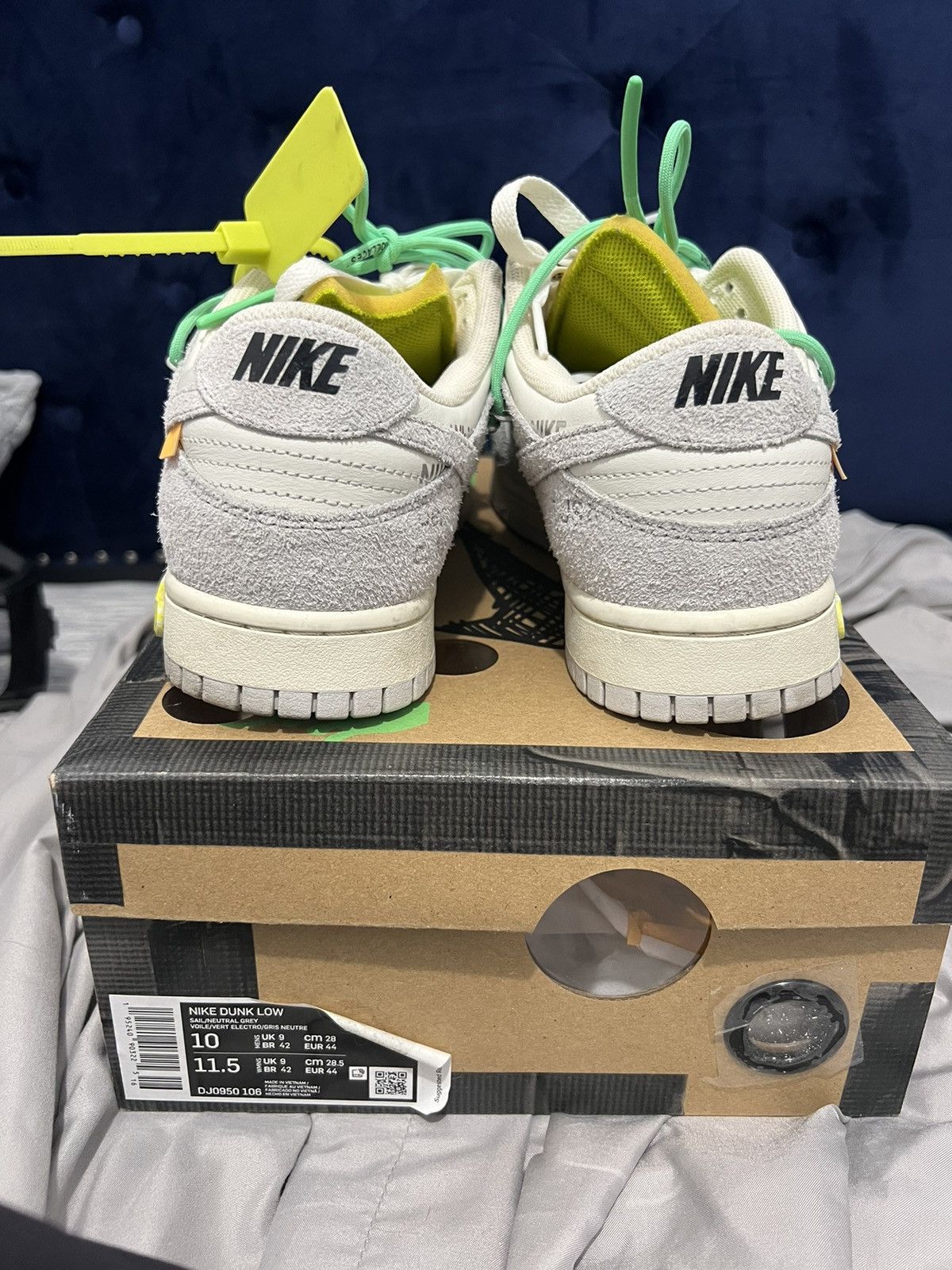Nike × Off-White Nike off-white dunk lot 14 Size US 10 / EU 43 - 4 Thumbnail