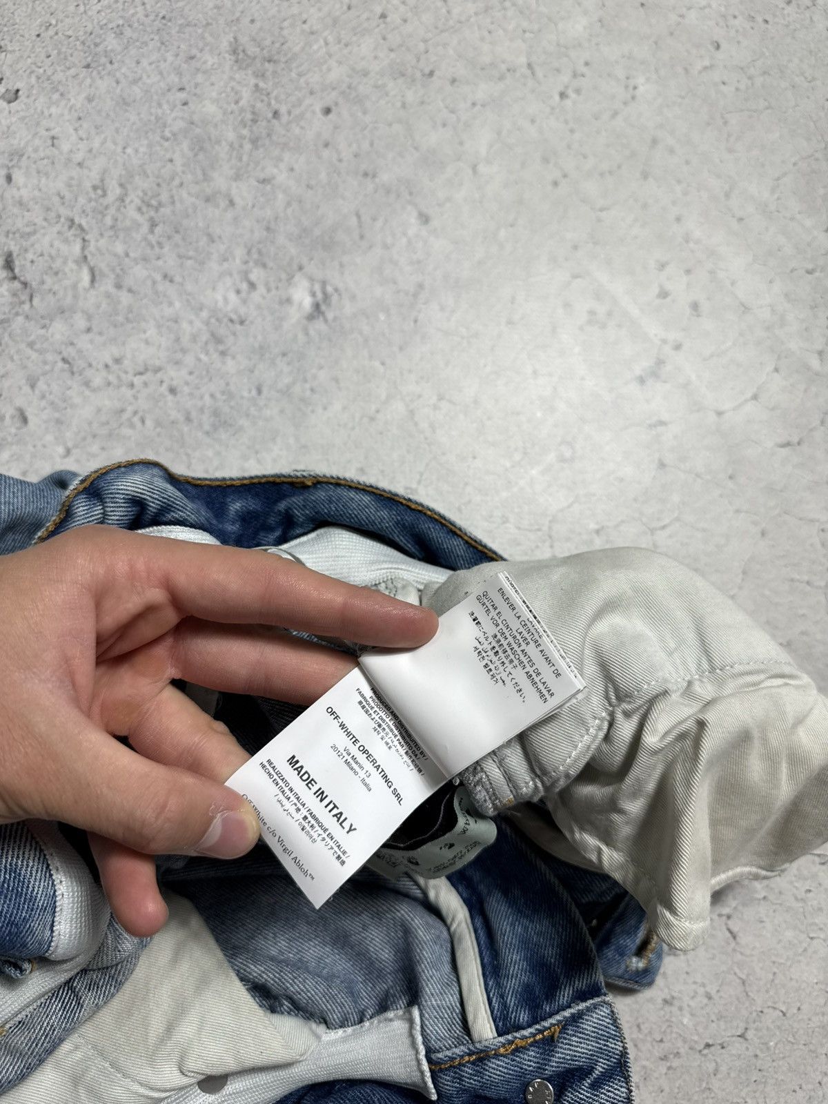 Off-White Off-White Luxury Denim Jeans Size 33 Size US 33 - 12 Thumbnail