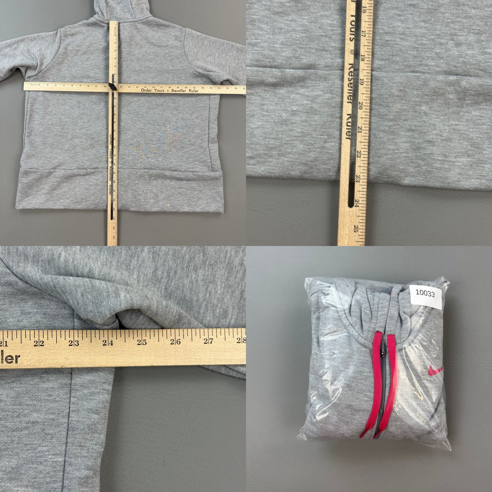 Nike Nike Hoodie Women's XL Gray Dri-Fit Full Zip Swoosh Activewear Size XL / US 12-14 / IT 48-50 - 8 Thumbnail